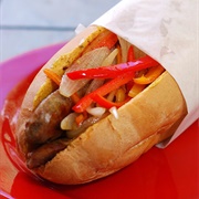 Sausage With Peppers & Onions