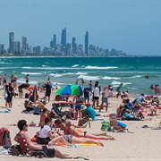 Swam on the Gold Coast, Queensland, Australia
