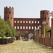 Porta Palatina, Turin. Italy. C 100 AD