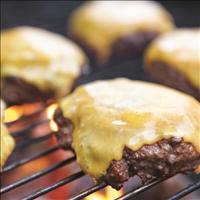Cheeseburger at a Backyard Barbecue