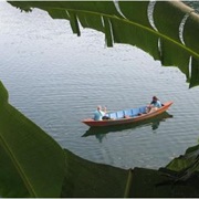 Boating on Phewa Tal Lake in Pokhara, Nepal