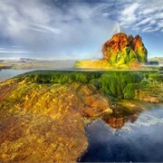 Fly Geyser, Reno, Nevada