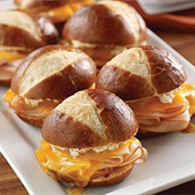 Turkey Pretzel Slider