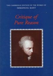 Critique of Pure Reason (Immanuel Kant)