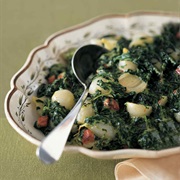 Creamed Spinach and Pearl Onions