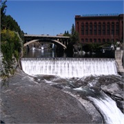 Spokane Downtown Waterfall