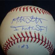 Had a Ball Autographed by a Player