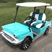 57 Bel Air Golf Cart