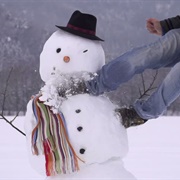 Make an Army of Snowmen Then Go Around Destroying Them