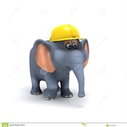 Hard Hat Elephant