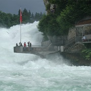 Europe' Biggest Waterfalls - Rhine Falls, Swiss
