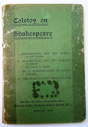 Tolstoy on Shakespeare (Leo Tolstoy)