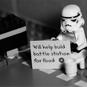 Homeless Storm Trooper