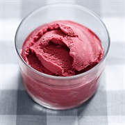 Raspberry and Blackcurrant Frozen Yoghurt