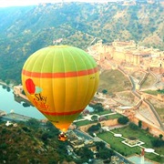 Balloon Ride Over Jaipur, India