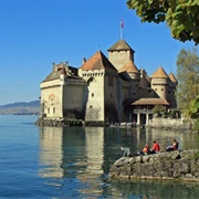 Chateau De Chillon, Lake Geneva, Switzerland