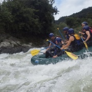 White-Water Rafting Near Tena, Ecuador