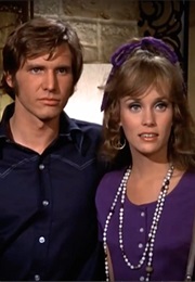 Harrison Ford and Jenny Sullivan in Love, American Style (1969)