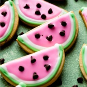 Watermelon Sugar Cookies