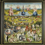 "The Garden of Eathly Delights" by Bosch in Madrid, Spain