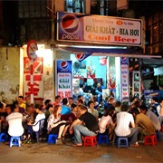 Commune Over Bia Hoi in Vietnam