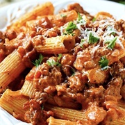 Sausages Rigatoni