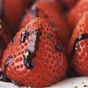 Strawberries &amp; Balsamic Vinegar