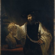 Rembrandt: Aristotle With a Bust of Homer (1653-1654) Metropolitan Museum of Art, New York