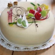 Norwegian Marzipan Cake