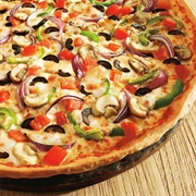 Crispy Veggie Lovers Pizza