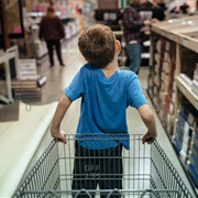 Riding on the End of the Shopping Cart When You Were Little!