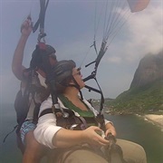 Parasailing in Rio De Janeiro Brazil