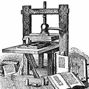 Invention of the Printing Press - 1440