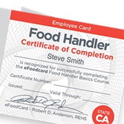 Food Handler's License