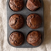Dark Chocolate Banana Muffins