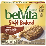 Belvita Soft Baked Oats and Peanut Butter Biscuit