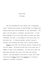White Sand (Prose) (Brandon Sanderson)