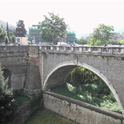 The Aniene Valley and Villa Gregoriana in Tivoli