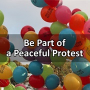 Be Part of Peacful Protest
