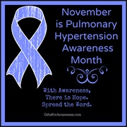 Pulmonary Hypertension Awareness Month (November)