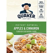 Quaker Instant Apple Cinnamon Oatmeal