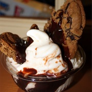 Chocolate Chip Cookie Sundae