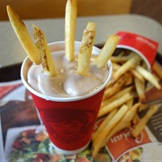 Wendy&#39;s Fries Dipped in Wendy&#39;s Frosty