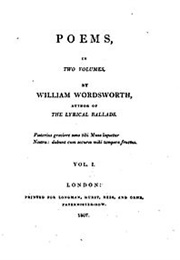 Poems in Two Volumes (William Wordsworth)