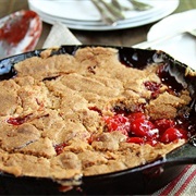 Skillet Cherry Cobbler
