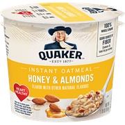 Quaker Instant Honey and Almond Oatmeal Cups