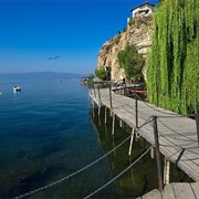 Ohrid Boardwalk &amp; City Beach, North Macedonia