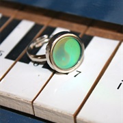 Hologram Ying Yang Rings