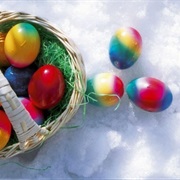 Snow on Easter