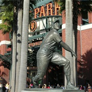 Willie Mays Statue at AT&amp;T Park